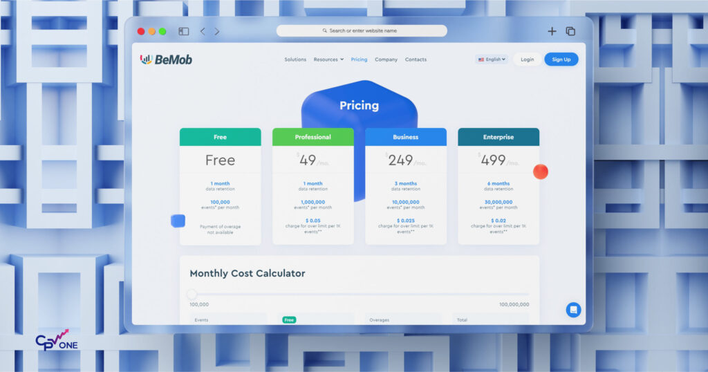 Bemob affiliate marketing tracker pricing