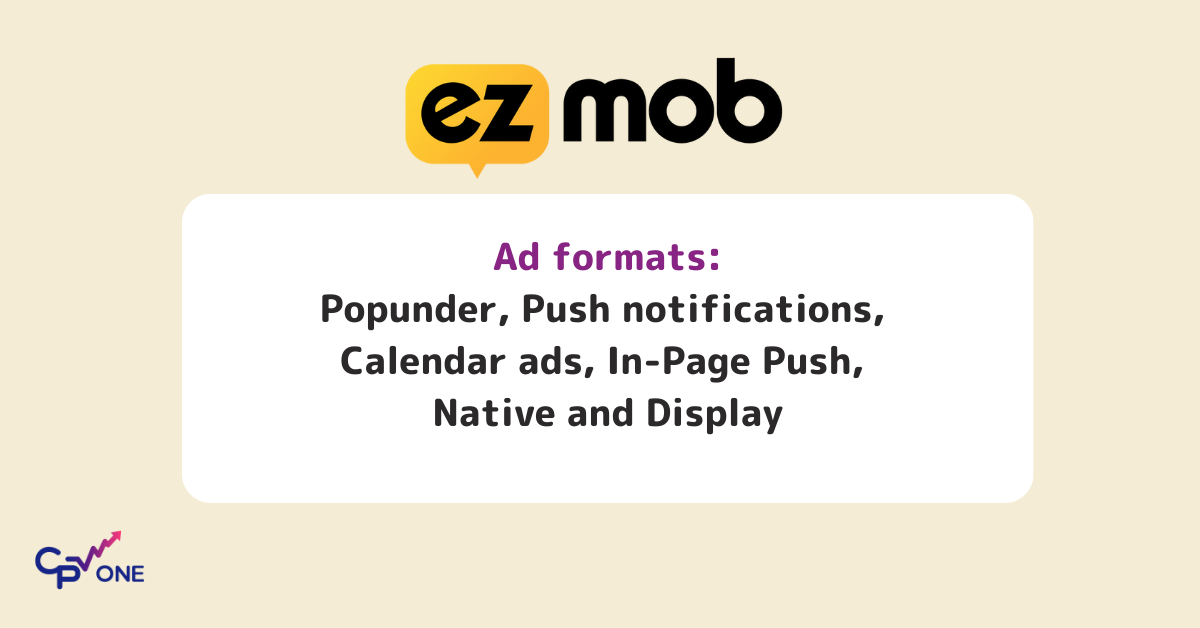 EZmob ad formats