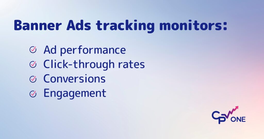 Banner ads tracking performance