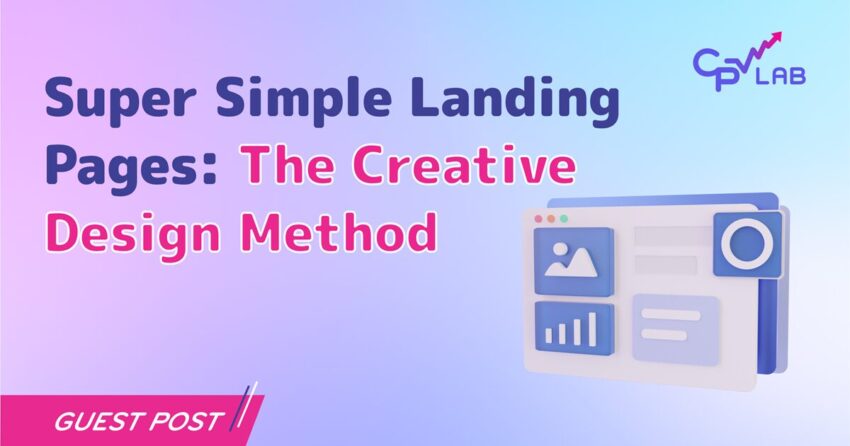 Simple Landing Page with Creative Design Method