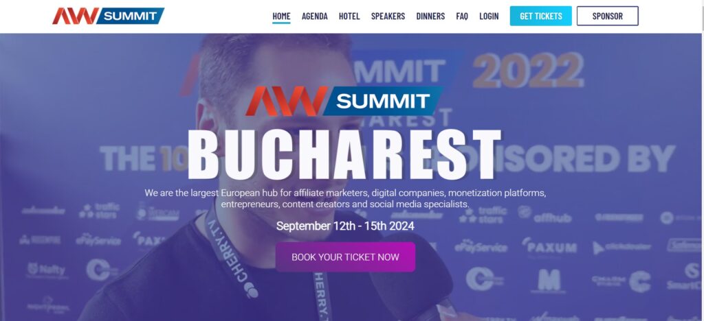 Affiliate Marketing Conferences AWSummit Bucharest