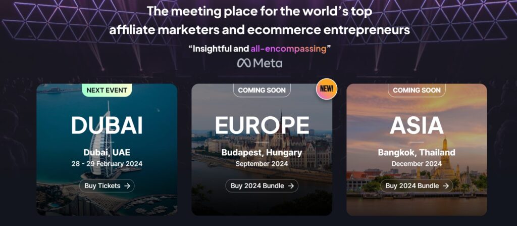 Affiliate Marketing Conferences: Affiliate World Europe
