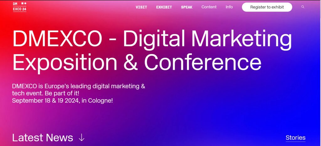 Digital Marketing conference: DMEXCO
