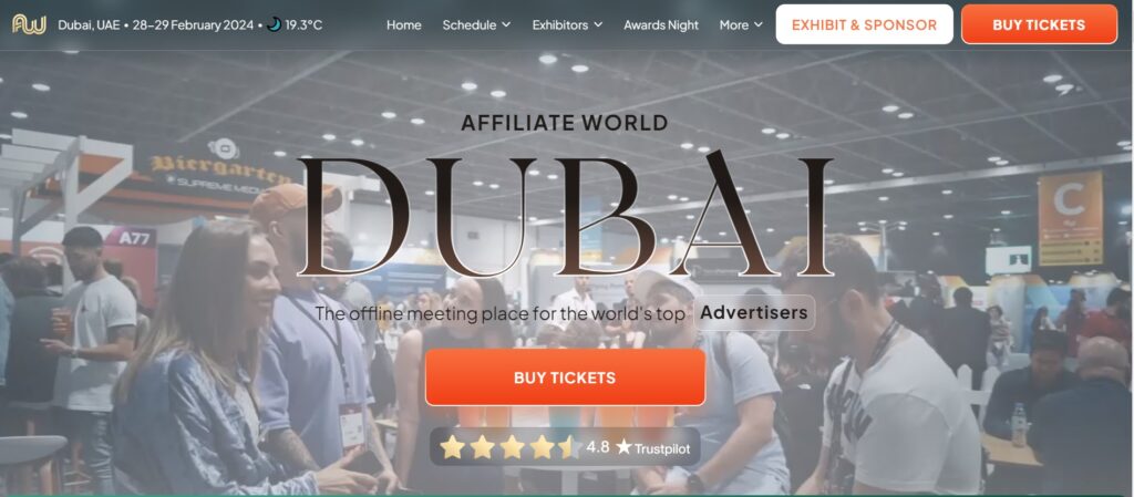 Affiliate Marketing Conferences: Affiliate World Dubai