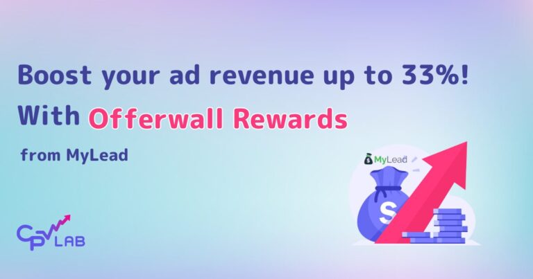 MyLead Affiliate network Offerwall rewards