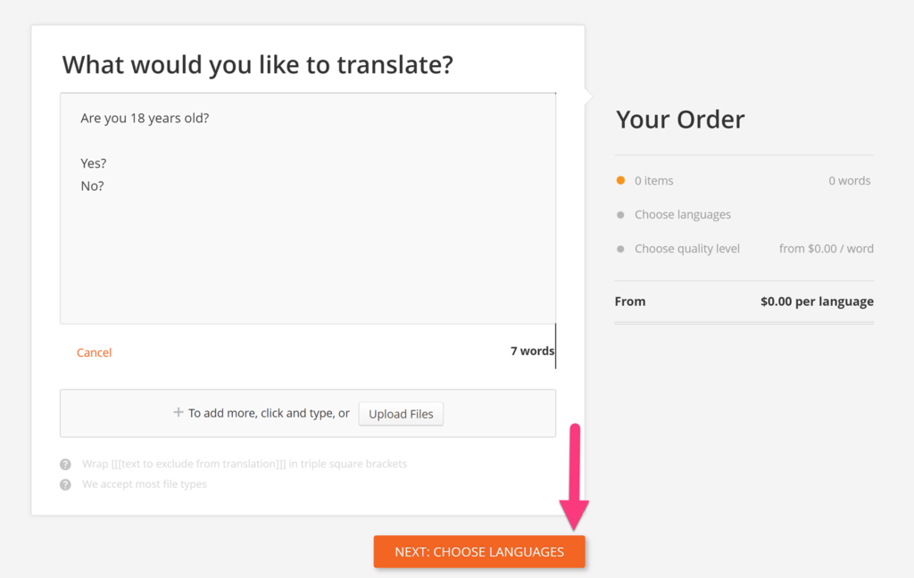Translations with Gengo for your landing pages