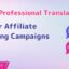 Professional translations for Affiliate Marketing campaigns
