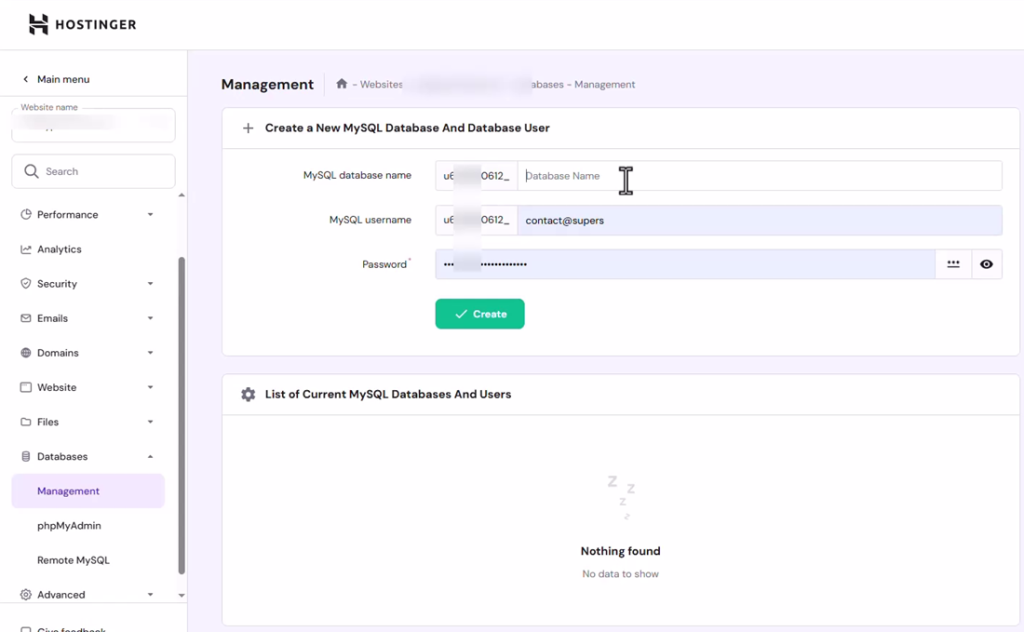 CPV Lab installation - database setup