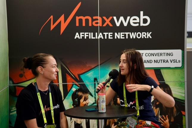 Julia with the MaxWeb affiliate network team