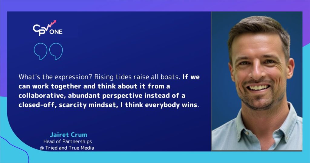 If we can work together and think about it from a collaborative, abundant perspective instead of a closed-off, scarcity mindset, I think everybody wins.