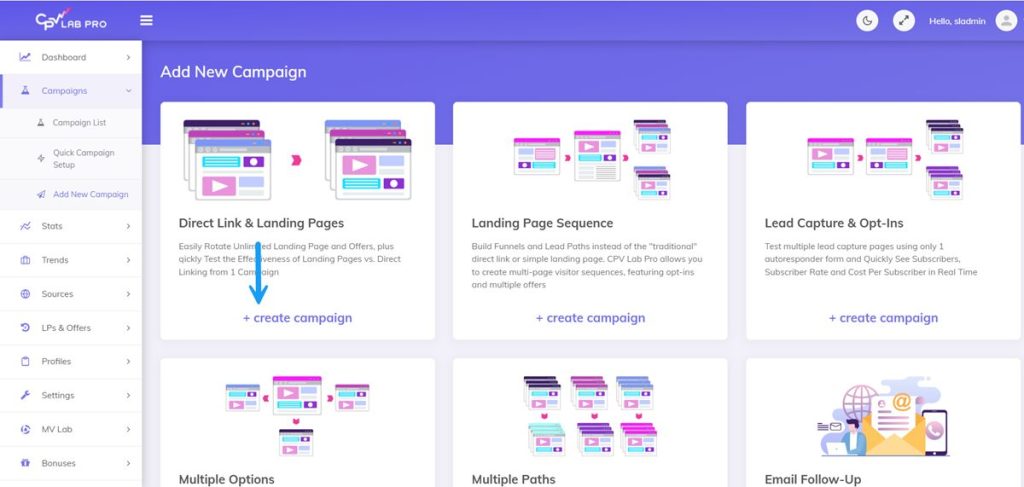 split-testing offers Campaigns