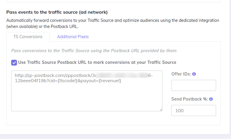 Setup Zeropark Postback URL in CPV Lab ad tracker