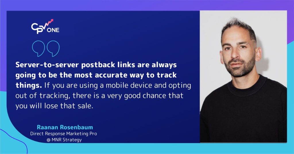 Raanan Rosenbaum, about S2S tracking