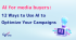 AI for media buyers: 12 Ways to Use AI to Optimize Your Campaigns