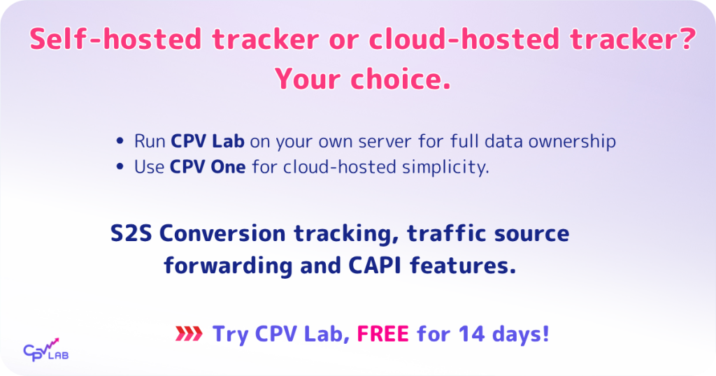 CPV Lab and CPV One Postback Tracking for marketers