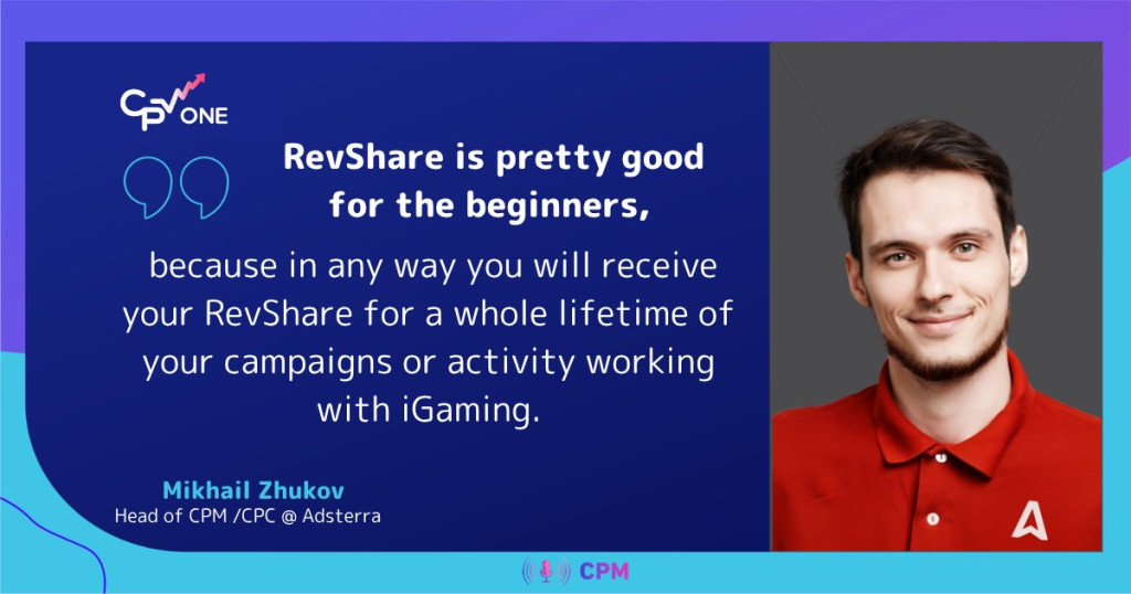 RevShare in igaming affiliate marketing  - interview with Mikhail Zhukov, Adsterra