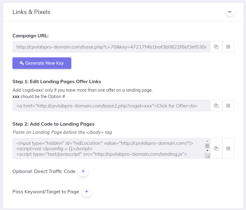 Links And Pixels