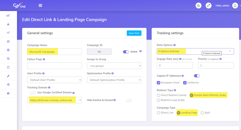 Add Micrososft Ads campaign setup with parallel tracking
