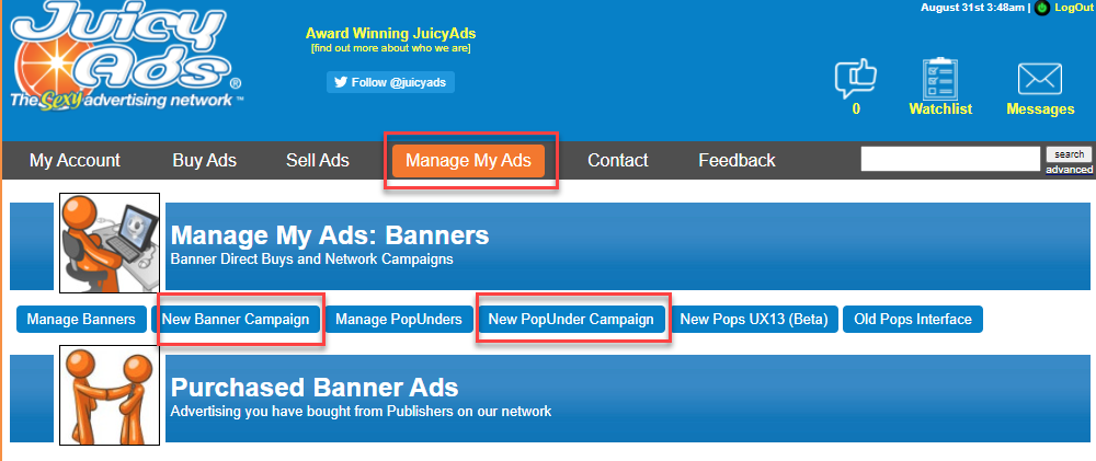 JuicyAds Add Project