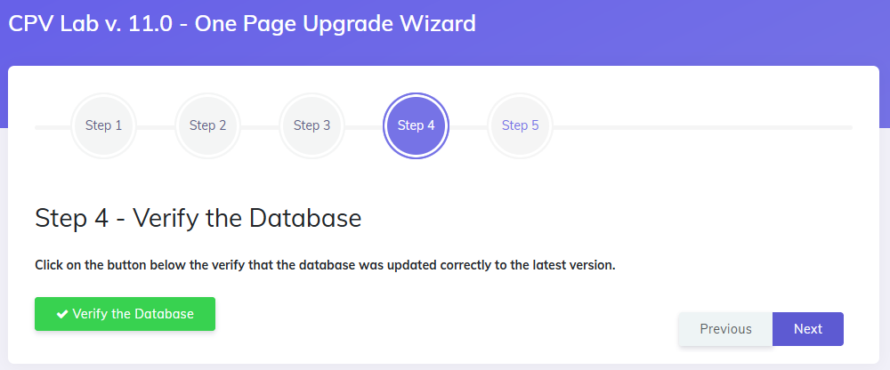 Upgrade Step 4