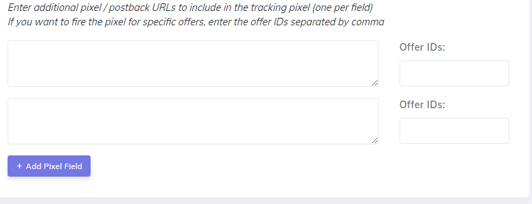 Advanced 3rd party pixels