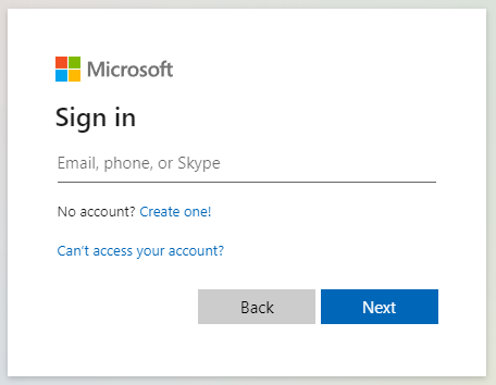 Microsoft Bing Ads credentials