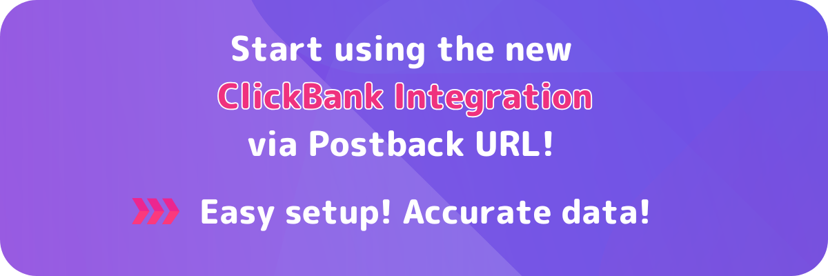 Track ClickBank campaigns with CPV Lab via Postback Tracking