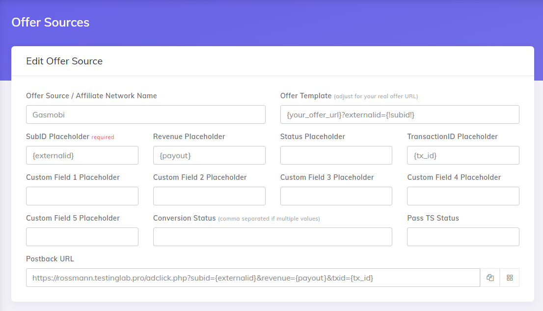  Gasmobi affiliate network tokens