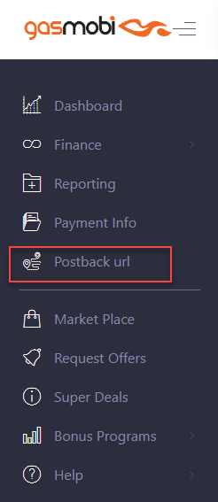 Gasmobi Postback URL