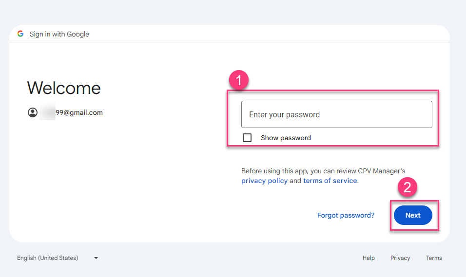 Google Ads credentials