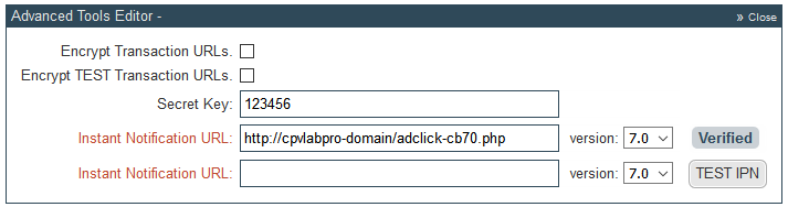 Verify IPN