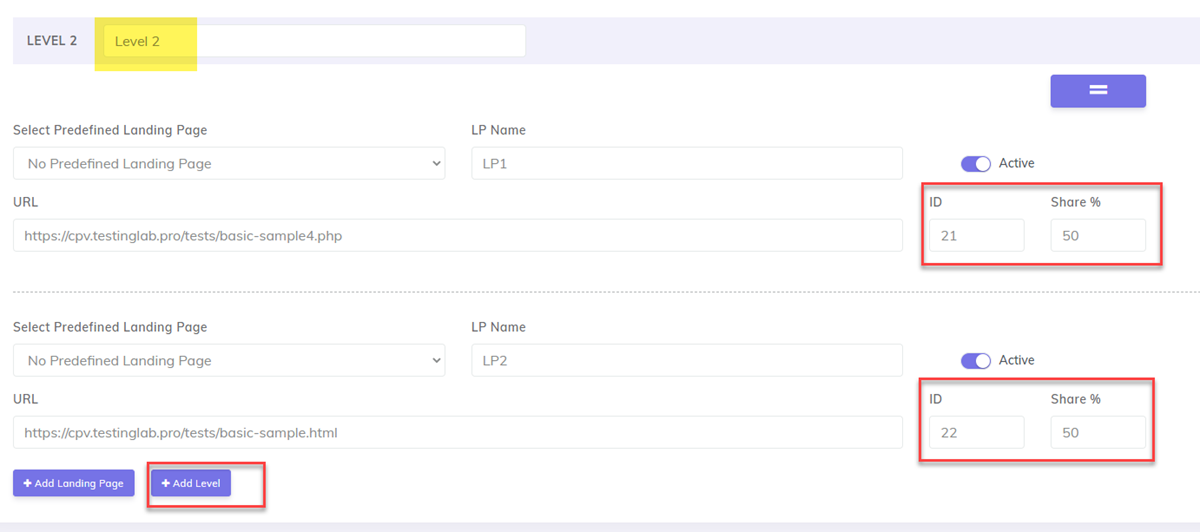 Listicle Sublanders setup
