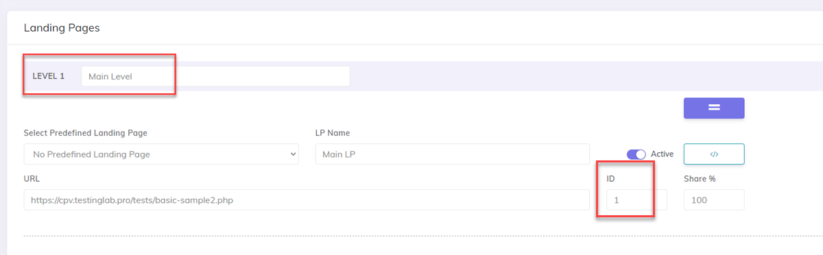 Listicle setup main level