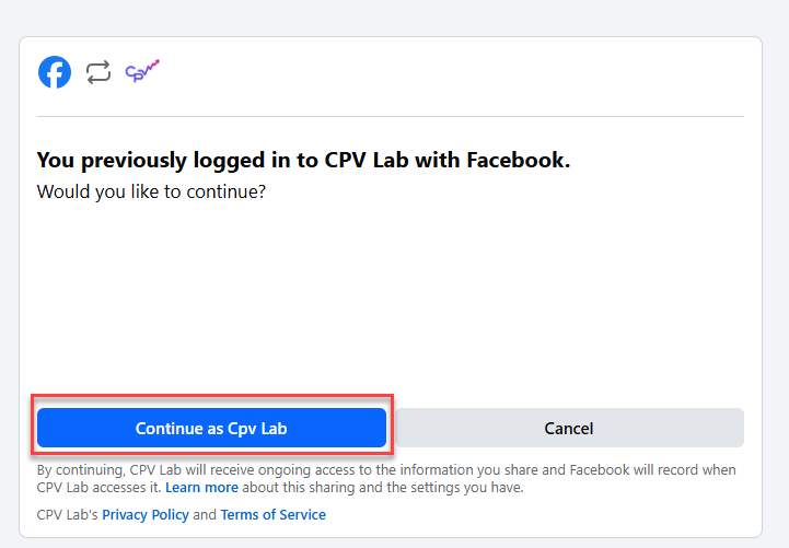  Meta (Facebook) Ads credentials