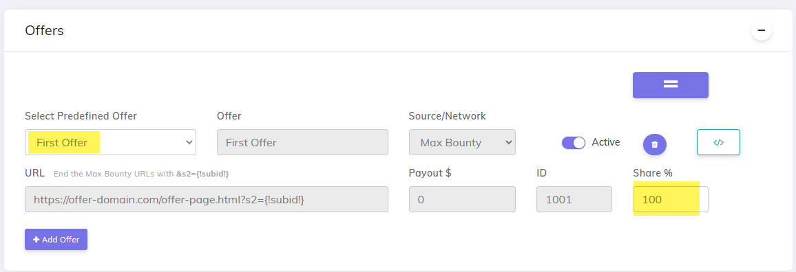 Add Micrososft Ads campaign setup offers