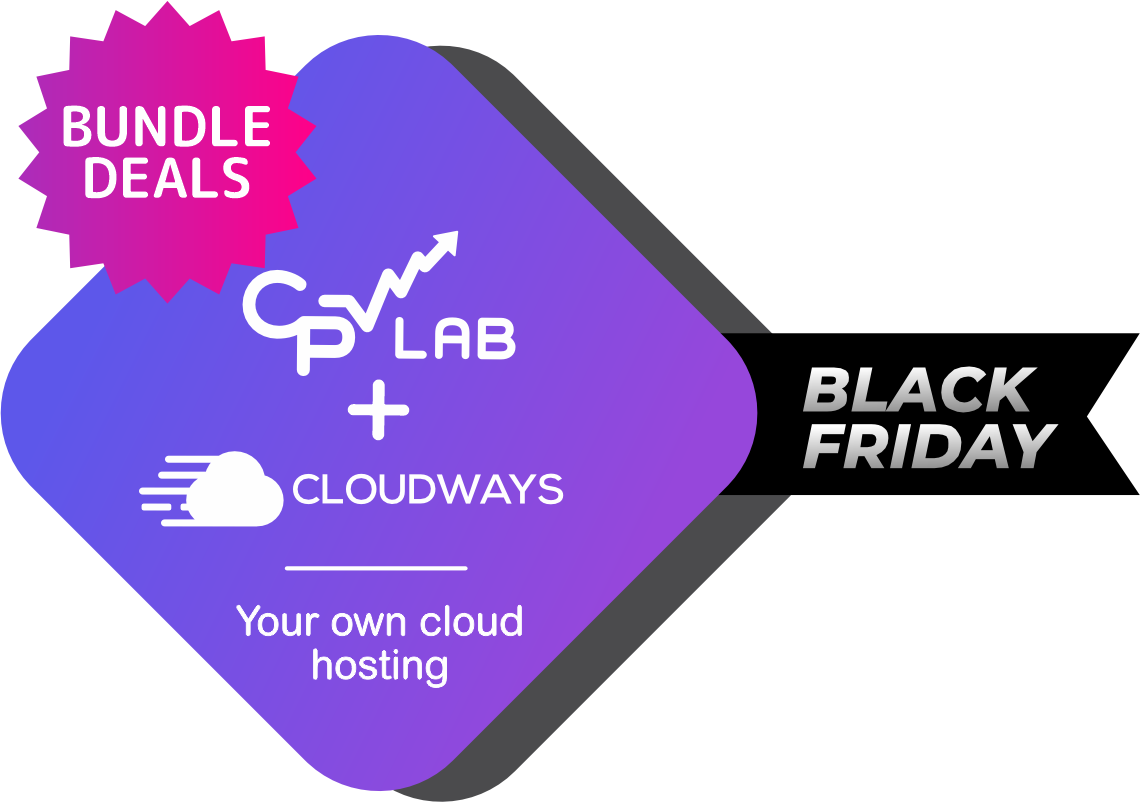 Black Friday offer from CPV Lab and Cloudways