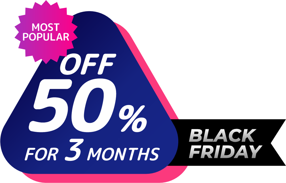 Black Friday offer for CPV One Monthly Plans