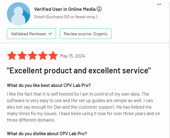 CPV Lab Review from G2